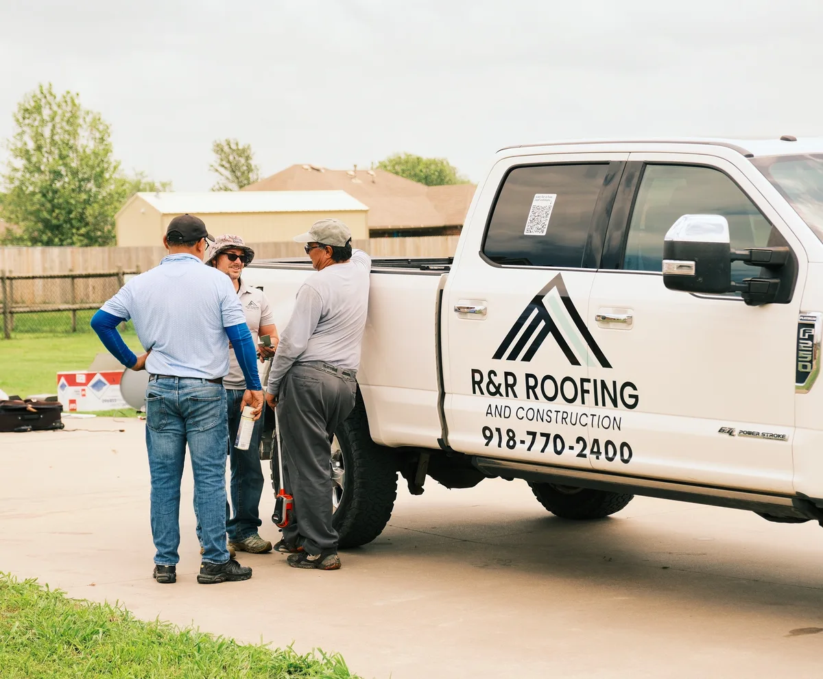 R&R roofing work in the Tulsa metro