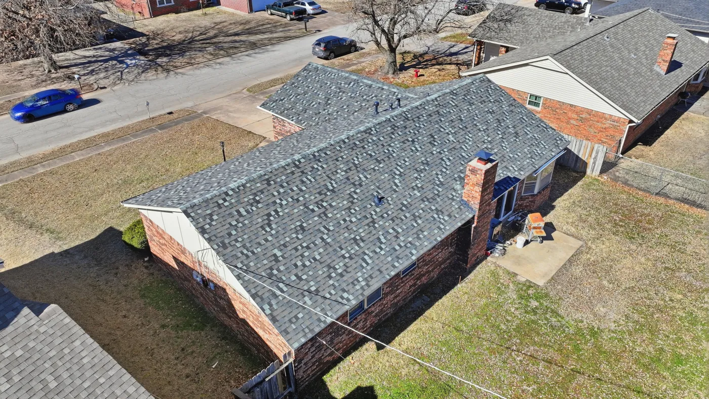R&R roofing work in the Tulsa metro